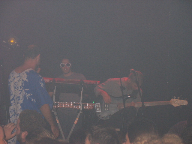 Bald guy, pianist, and bassist