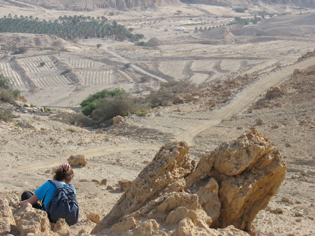 Ilana admires the Negev