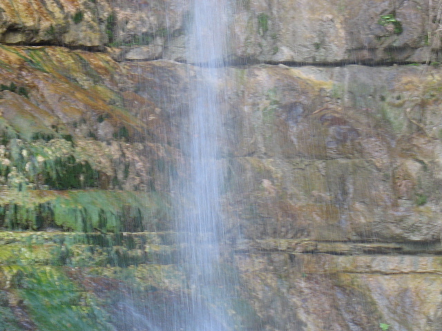 The waterfall