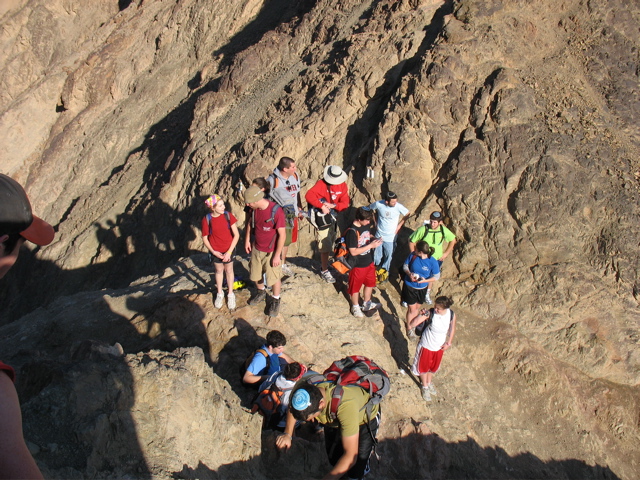 People climbing