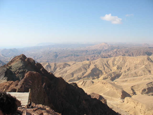 Jordan! (And Saudi Arabia in the distance)