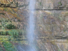 The waterfall