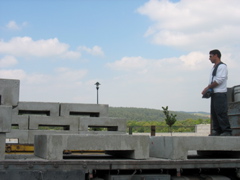 The man with the remote for the remote-controlled apparatus