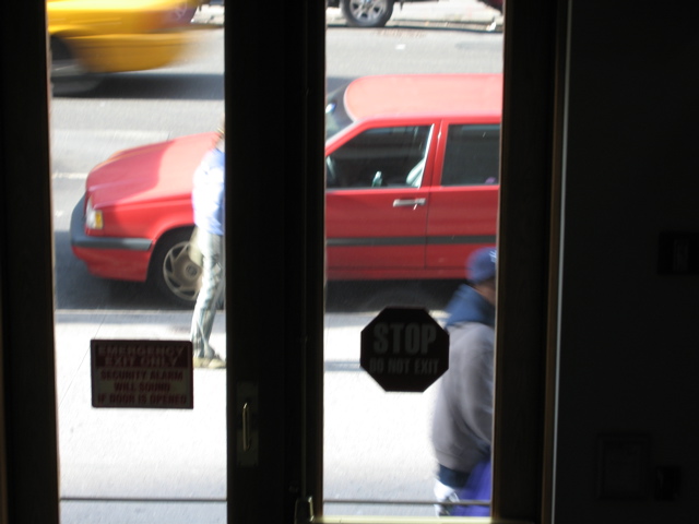 A man and a Yankees fan; a cab