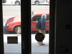 Guy in Hoodie with Backpack