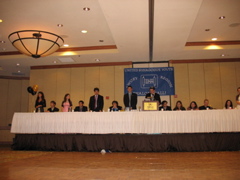 Benji recognizes Seniors