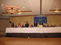 Seniors receive mezuzot